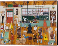 A Day At The General Store Fine Art Print