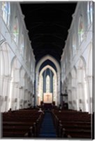 Singapore. The interior view of St. Andrew's Cathedral Fine Art Print