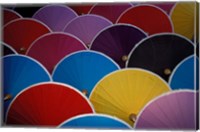 Colorful Umbrellas at Umbrella Factory, Chiang Mai, Thailand Fine Art Print