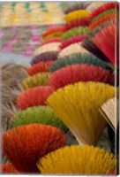 Colorful handmade incense sticks, Da Nang, Vietnam Fine Art Print