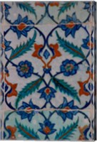 Colorful Tile Work in the Topkapi Palace, Istanbul, Turkey Fine Art Print