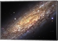 The Core of NGC 253, the Sculptor Galaxy Fine Art Print