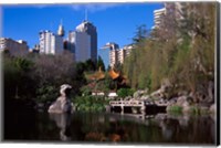 Chinese Garden, Darling Harbor, Sydney, Australia Fine Art Print