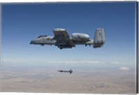 A-10C Thunderbolt Releases a GBU-12 Laser Guided Bomb Fine Art Print