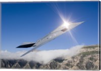 F-117 Nighthawk over New Mexico Fine Art Print