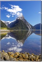 Mitre Peak, Milford Sound, Fjordland National Park, South Island, New Zealand Fine Art Print
