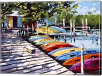 Kayak Dock Fine Art Print