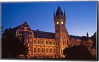 Building at University of Otago, Dunedin, New Zealand Fine Art Print