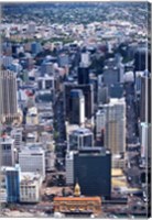Queen Street and Auckland Central Business District, New Zealand Fine Art Print