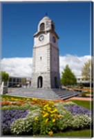 Memorial Clock Tower, Seymour Square, Marlborough, South Island, New Zealand (vertical) Fine Art Print