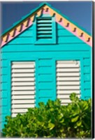 Colorful Cottage at Compass Point Resort, Gambier, Bahamas, Caribbean Fine Art Print