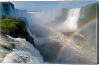 Brazil, Foz do Iguacu Waterfall Fine Art Print