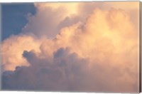 Sunset clouds over Amazon basin, Peru Fine Art Print