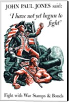 Fight With War Stamps and Bonds Fine Art Print