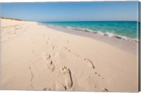 Cuba, Sol Cayo Santa Maria Resort, Footprints Fine Art Print