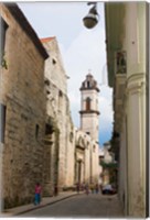 Cathedral of Havana in the historic center, UNESCO World Heritage site, Cuba Fine Art Print