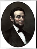 Vintage Civil War Era Artwork of President Abraham Lincoln Fine Art Print