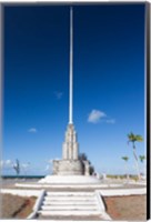 Cuba, Cardenas, Flagpole Monument Fine Art Print