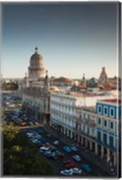Cuba, Havana, Capitol Building, Parque Central Fine Art Print