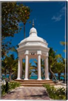 Wedding gazebo, Riu Palace, Bavaro Beach, Higuey, Punta Cana, Dominican Republic Fine Art Print