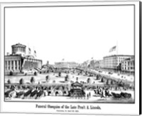 Funeral Procession of President Lincoln Fine Art Print