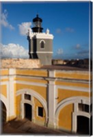 Puerto Rico, Old San Juan, El Morro lighthouse Fine Art Print