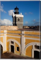 Puerto Rico, Old San Juan, El Morro lighthouse Fine Art Print