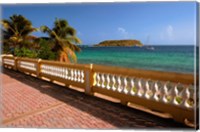 Puerto Rico, Esperanza, Vieques Island and boats Fine Art Print