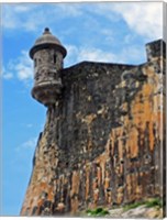 Watchtower, Fort San Felipe del Morro, San Juan, Puerto Rico, Fine Art Print