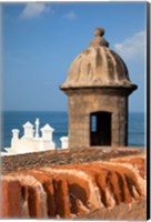 Lookout tower at Fort San Cristobal, Old San Juan, Puerto Rico, Caribbean Fine Art Print