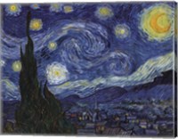 The Starry Night, c.1889 Fine Art Print