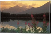 Alberta, Banff, Lake Herbert, Canadian Rockies Fine Art Print