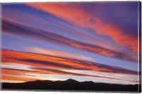 Canada, Alberta, Burmis sunset over the Canadian Rocky Mountains Fine Art Print