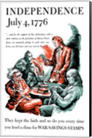 Thomas Jefferson Reading the Declaration of Independence Fine Art Print