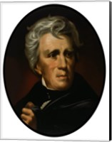 President Andrew Jackson (color portrait) Fine Art Print