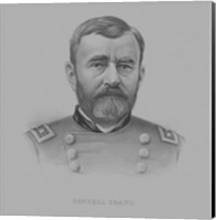 General Ulysses S. Grant (drawn portrait) Fine Art Print