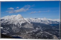 Alberta, Banff, River Valley, Sulphur Mountain Fine Art Print