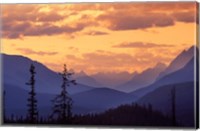 Sunset in Banff National Park, Alberta, Canada Fine Art Print