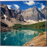 Alberta, Moraine Lake, Valley of the Ten Peaks Fine Art Print