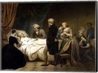 President George Washington on his Deathbed Fine Art Print