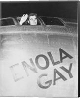 Colonel Paul Tibbets on the Enola Gay Fine Art Print