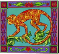Mosaic Monkey Fine Art Print