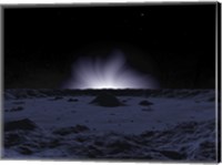 A Ghostly Coronal Light Reveals Mercury's Rugged and Inhospitable Surface Fine Art Print