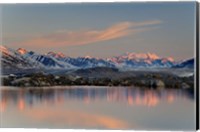 British Columbia, Alsek River Valley, Lake, Glacier Fine Art Print