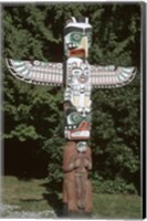 Totem Pole at Stanley Park, Vancouver Island, British Columbia, Canada Fine Art Print