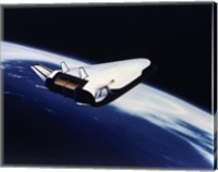 Artist's Rendering of the X-33 Reusable Launch Vehicle Fine Art Print