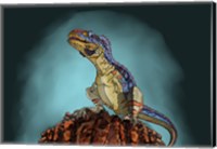 Majungasaurus, a Theropod Dinosaur from the Cretaceous Period Fine Art Print
