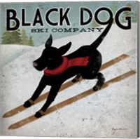 Black Dog Ski Co. Fine Art Print