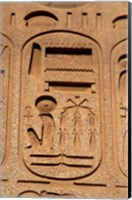 Hieroglyphics, Obelisk, Ramses II, Temple of Luxor, Egypt Fine Art Print