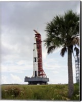 Apollo 4 and its Mobile Launch Tower Fine Art Print